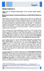PDF: Martechnic®’s Remark: Fundamental Differences of IRON CHECK E Measuring Method