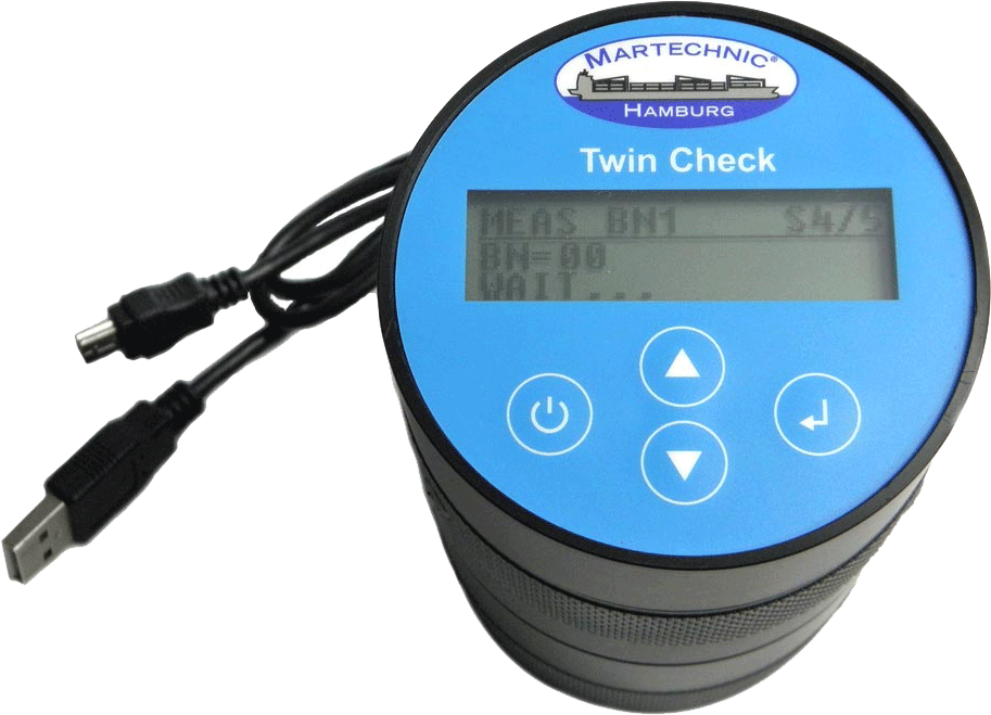 Elektronisches Wasser-in-Öl/BN-Testgerät „TWIN CHECK 4.0“